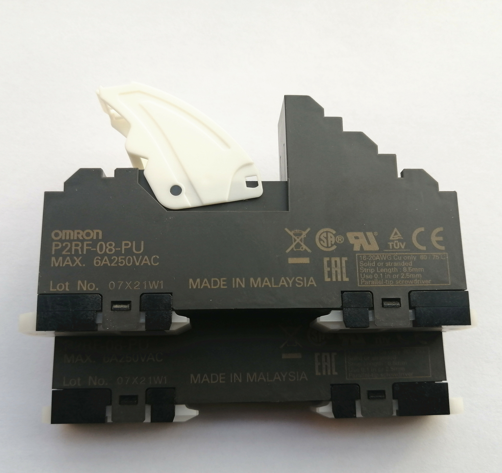 5pcs Omron Relay Base P2RF-08-PU MAX 6A250VAC