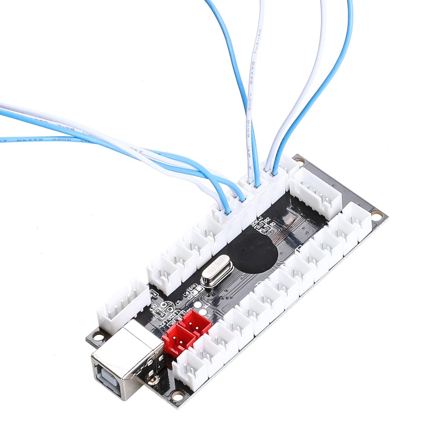 Reyann Zero Delay Arcade USB Encoder Pc to Joystick for Small, Multicolor