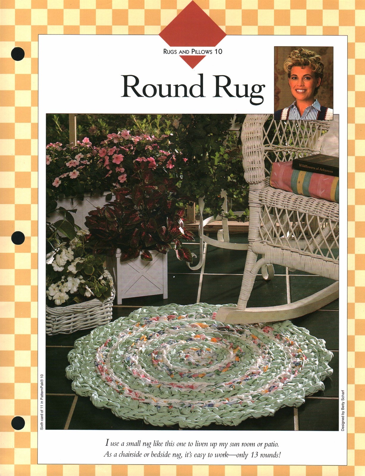 Round Rug - Rugs & Pillows 10 | Vanna Crochet Faves 85100-F