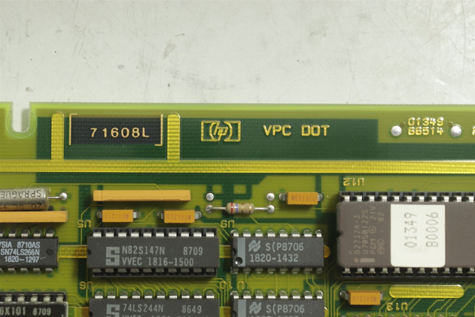 HP 8753B Network Analyzer Screen PCB VPC DOT 01349-66514 REV B
