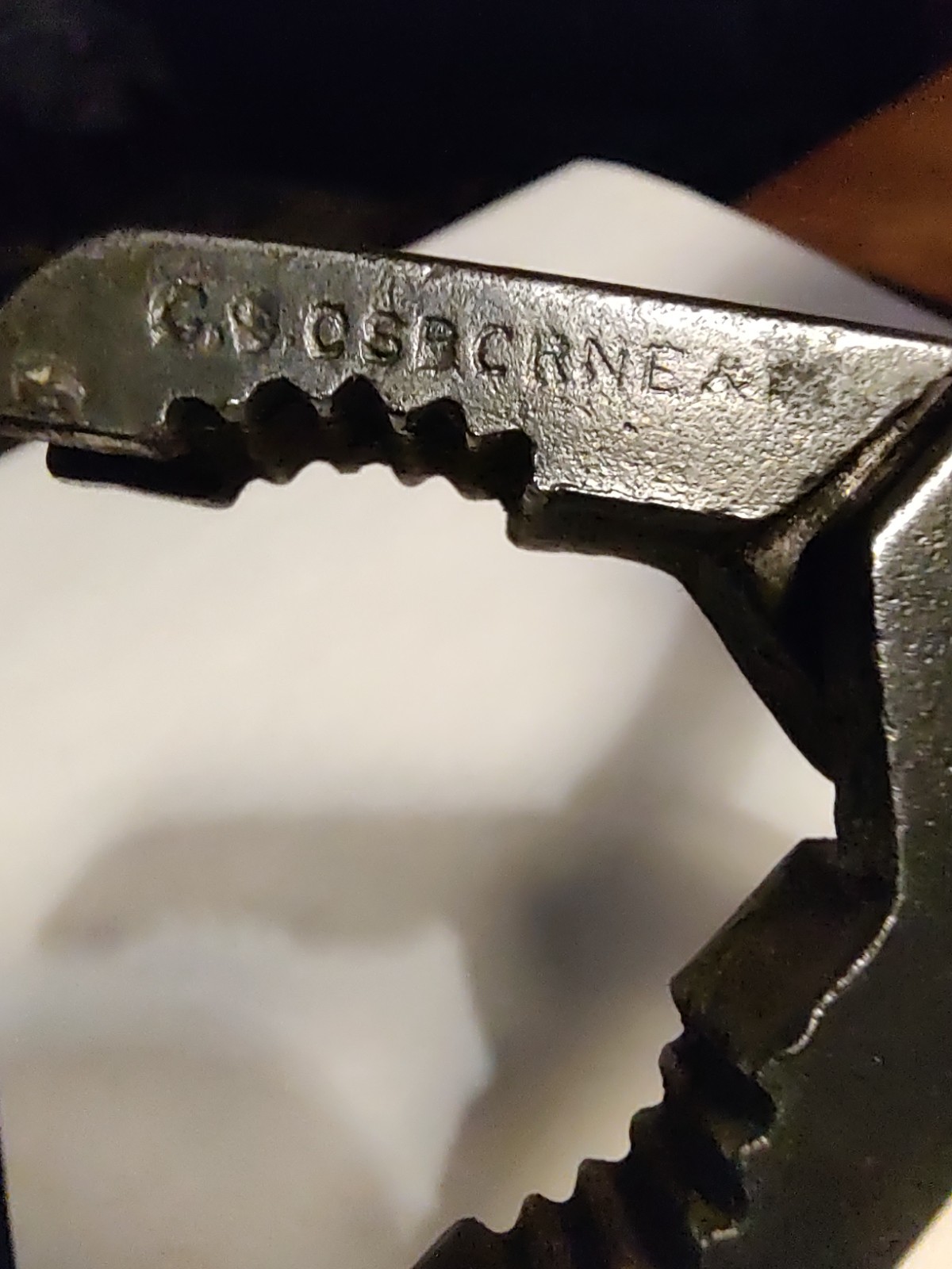 C S Osborne 5" gas burner pliers