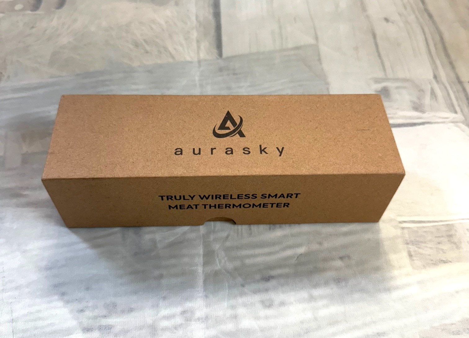Aurasky Truly Wireless Smart Meat Thermometer, Black