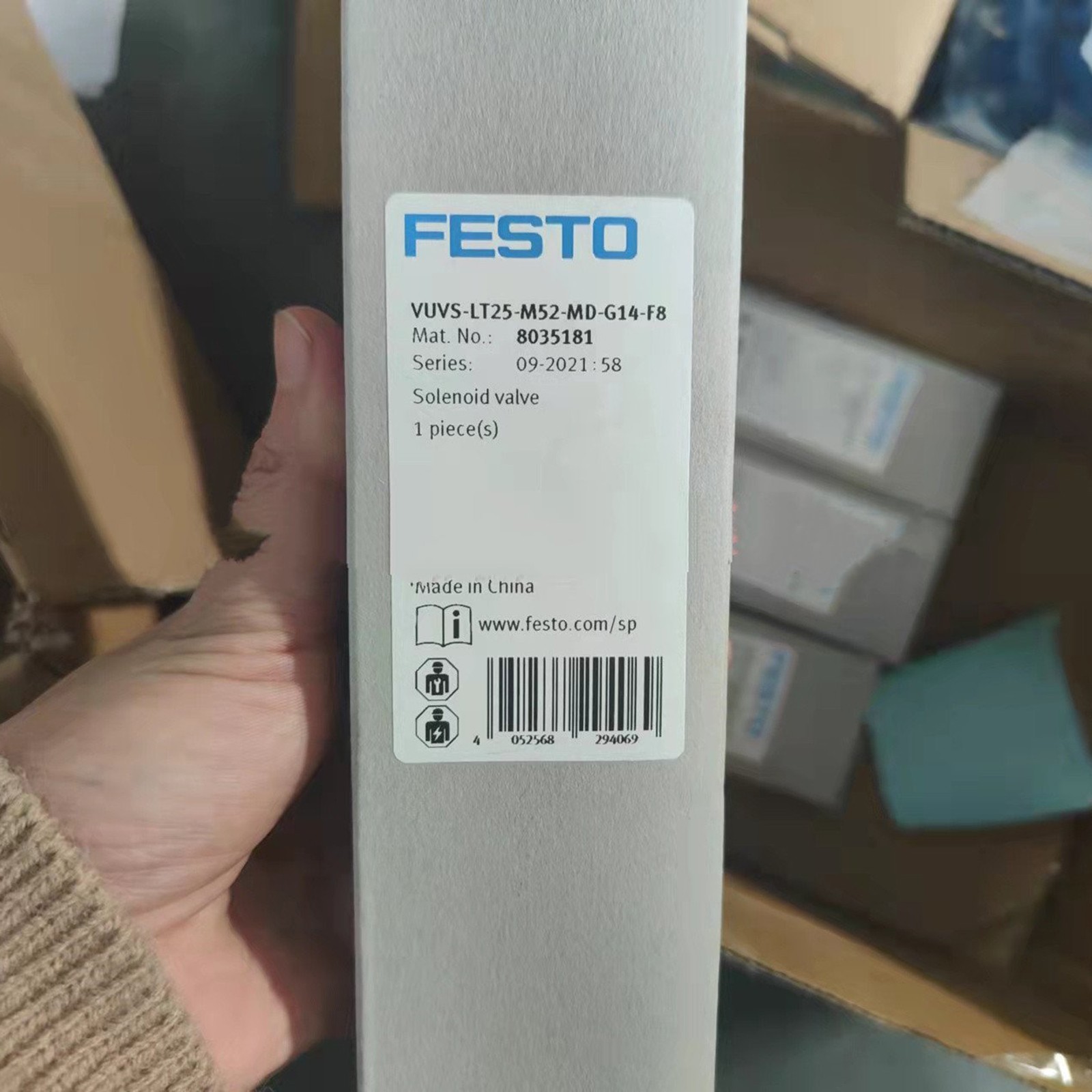 1PC FESTO VUVS-LT25-M52-MD-G14-F8 8035181 VUVSLT25M52MDG14F New Expedited Ship