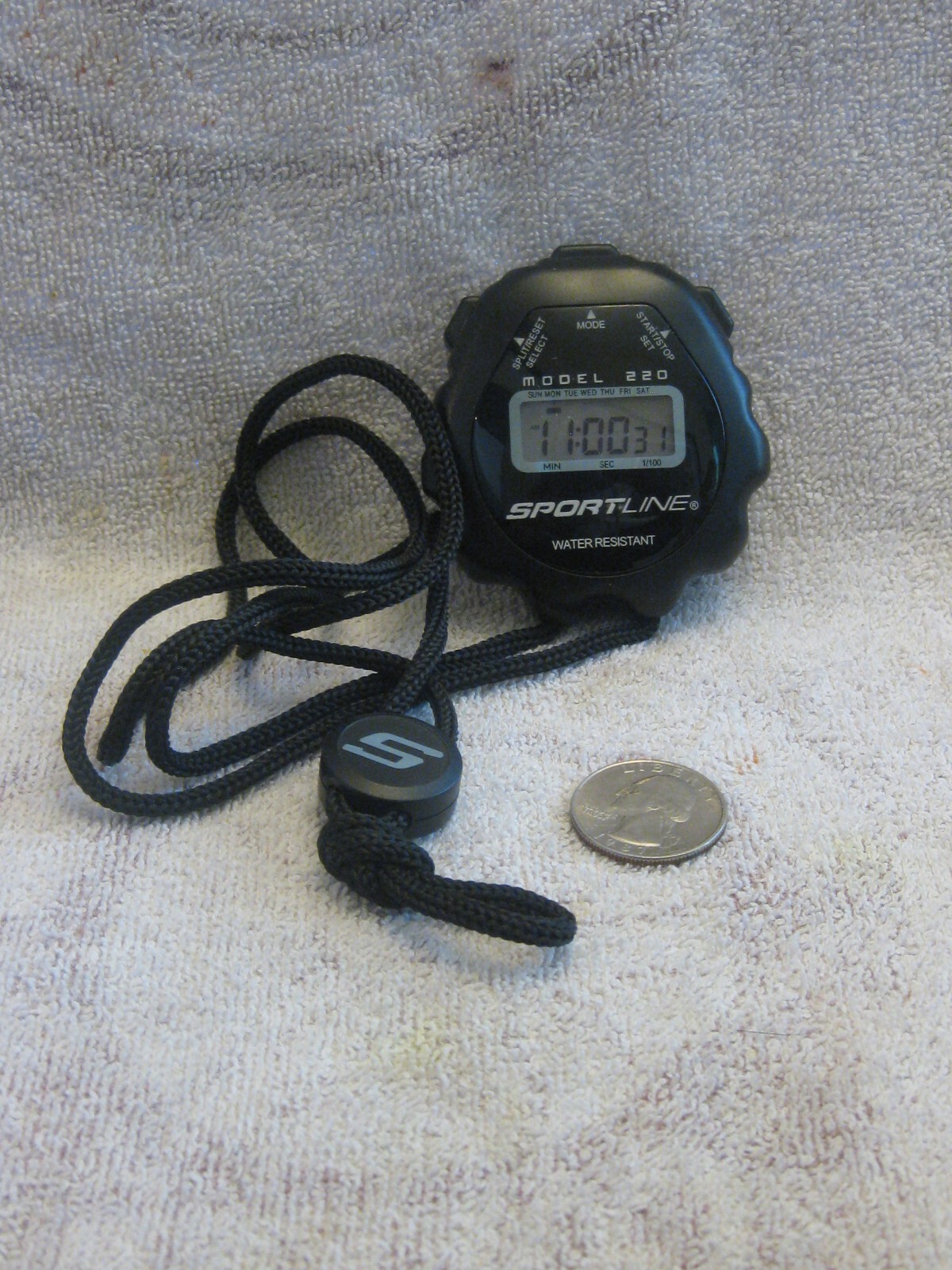 Sportline Stopwatch Model 220 Water Resistant [working]