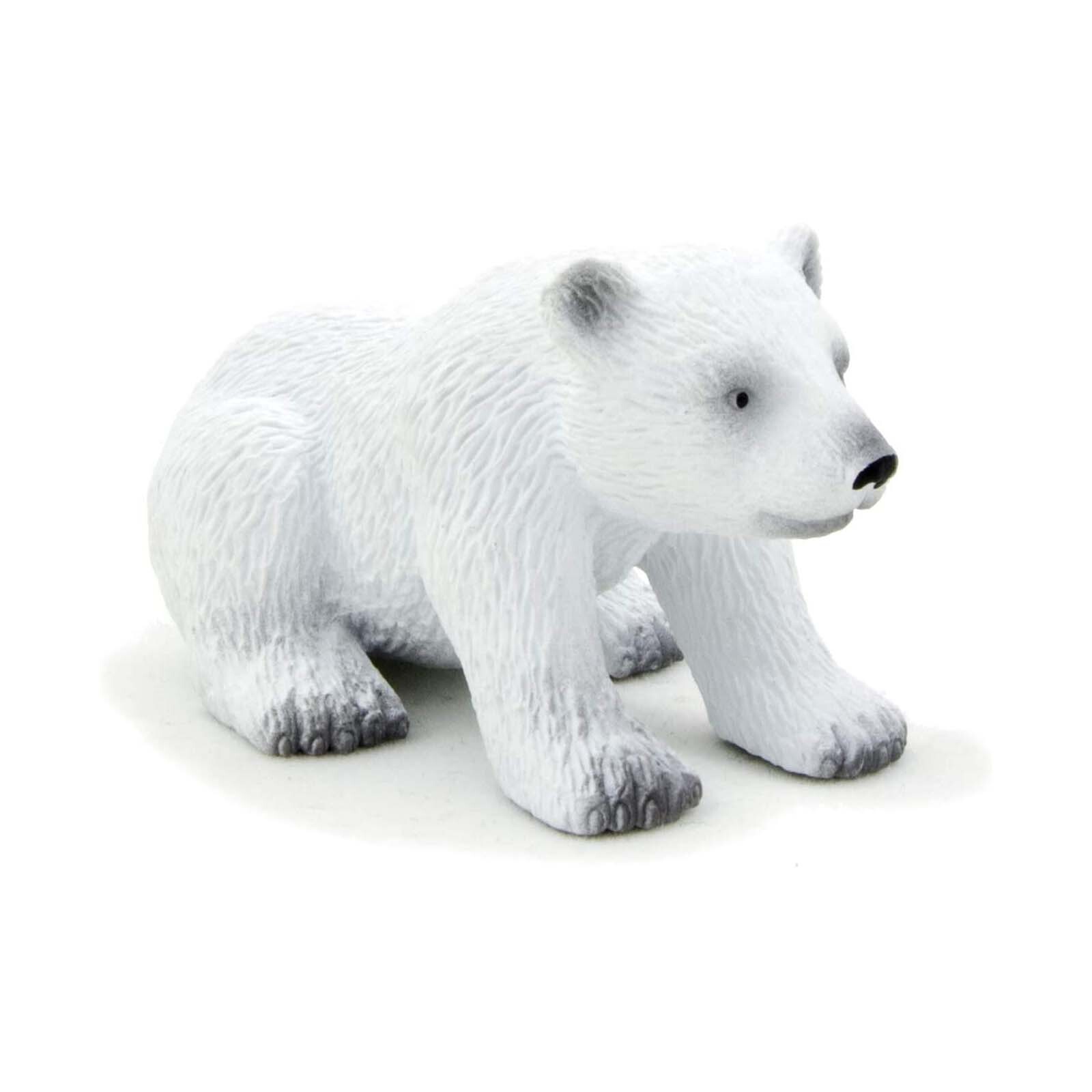 MOJO Polar Bear Cub Sitting Animal Figure 387021 NEW Educational Learning Toys