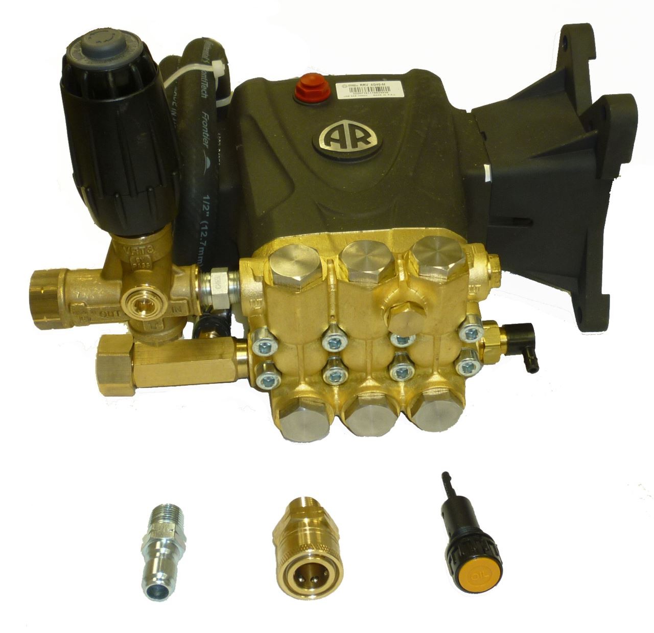 AR RRV4G40-VRT-PKG Pressure Washer Pump with EZ Unloader, Thernal Valve 4000 PSI