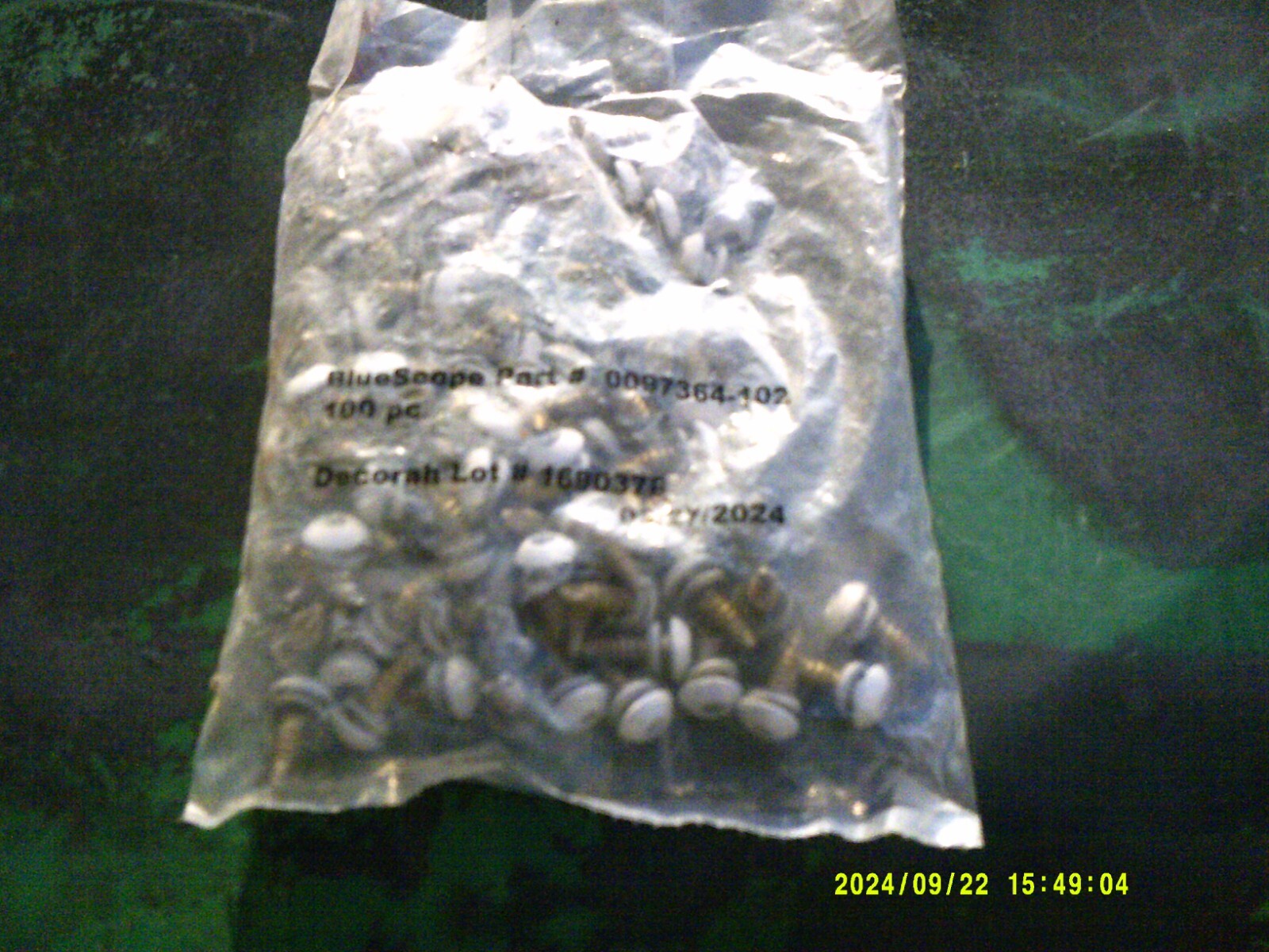 100 Pack White Tip 3/4" Inch Torx Self Tapping Sheet Metal Cargo Trailer Screws
