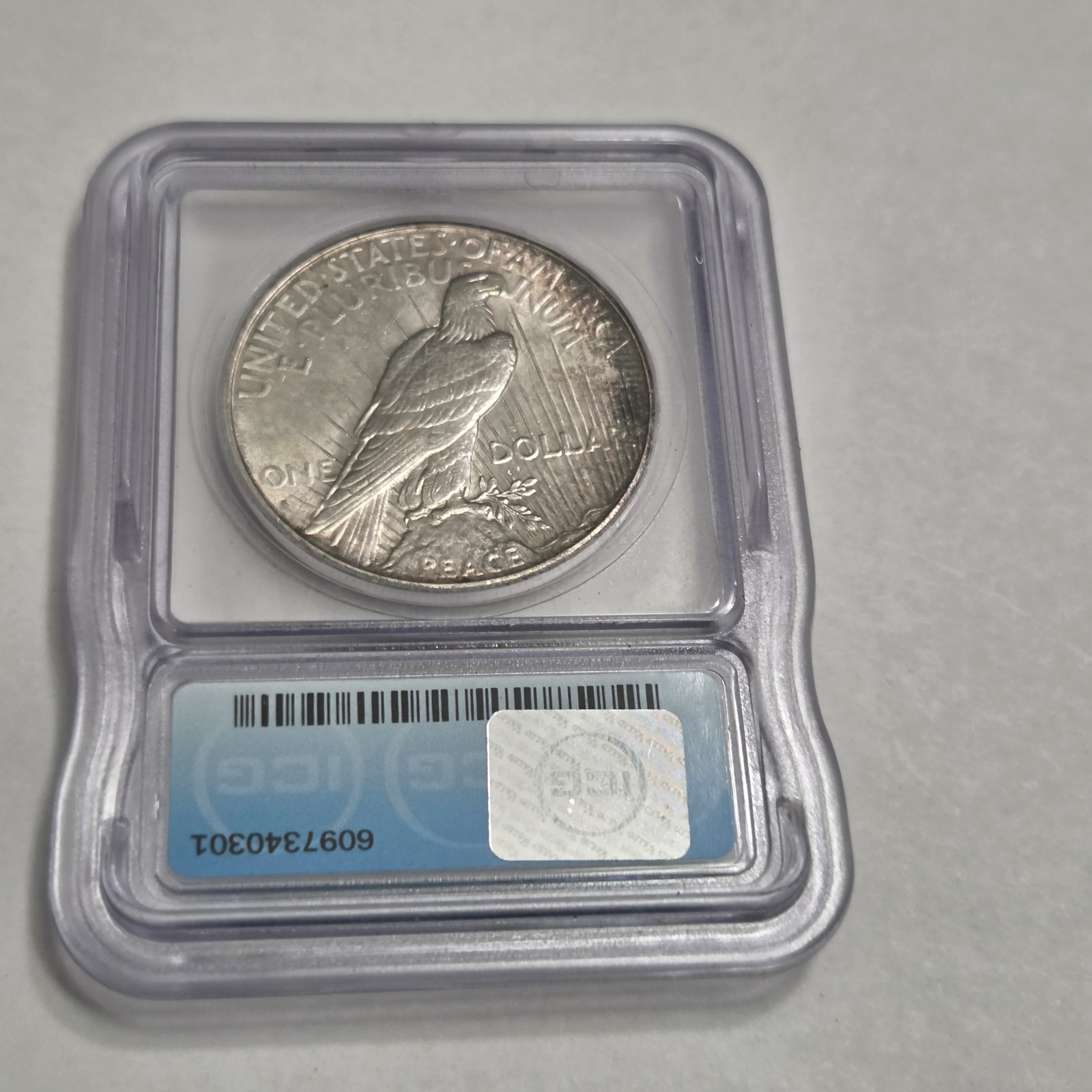 1926 s peace silver dollar ICG MS61