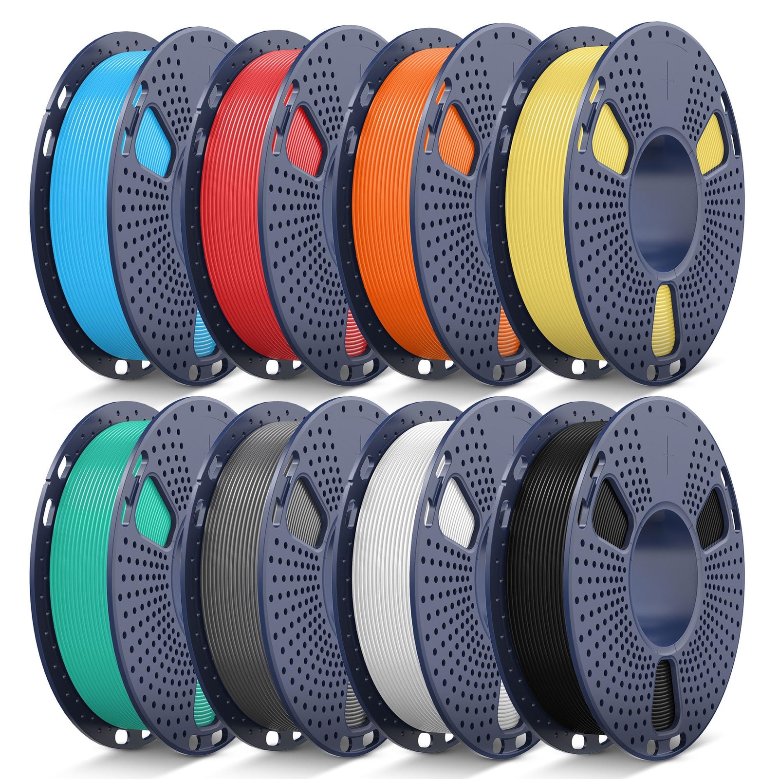 JAYO PLA+ Filament Bundle 1.75mm, PLA 3D Printer Filament Bundle Multicolor, ...