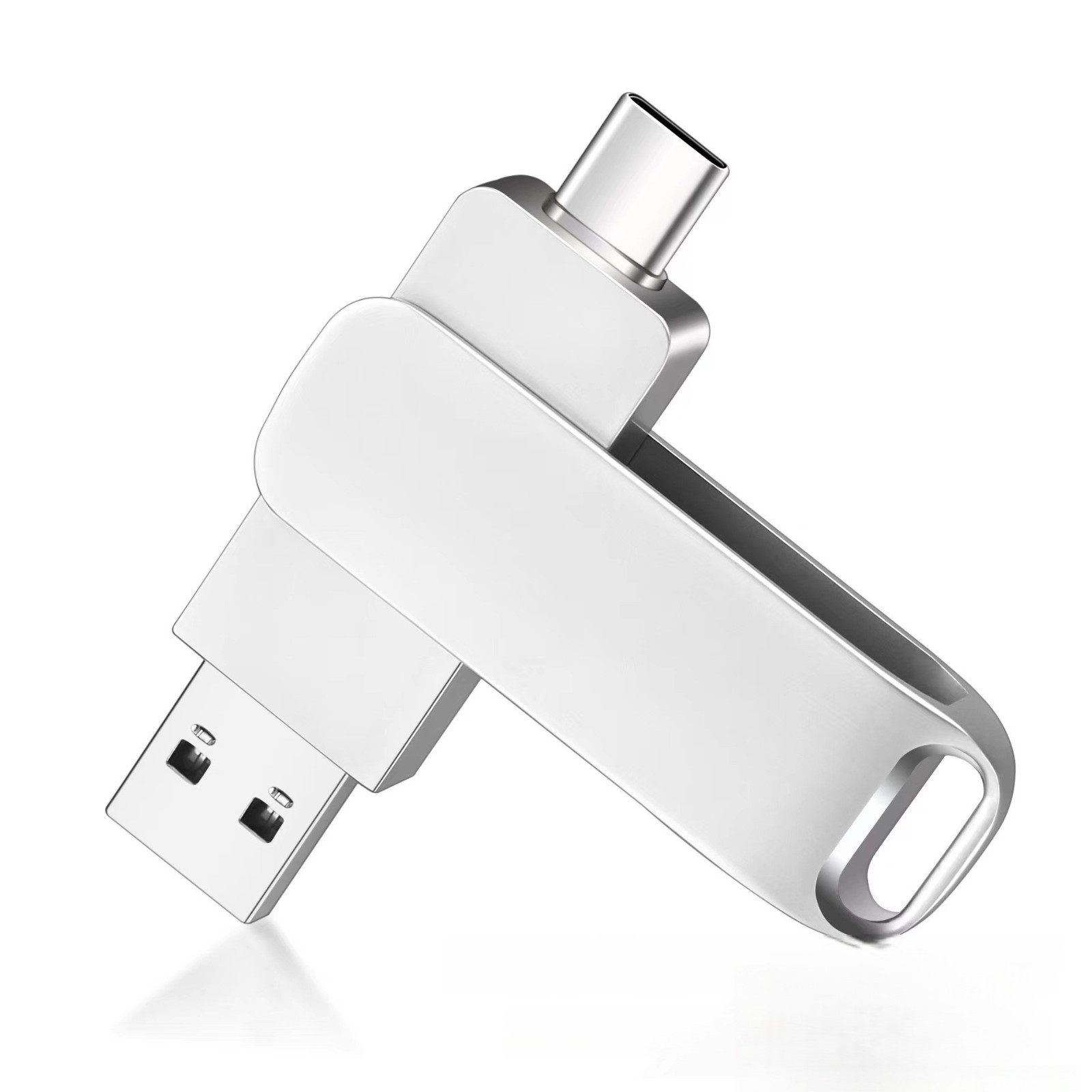 128GB USB 3.0 & Type‑C Dual Interface Solid State Flash Drive High Speed SSD U D