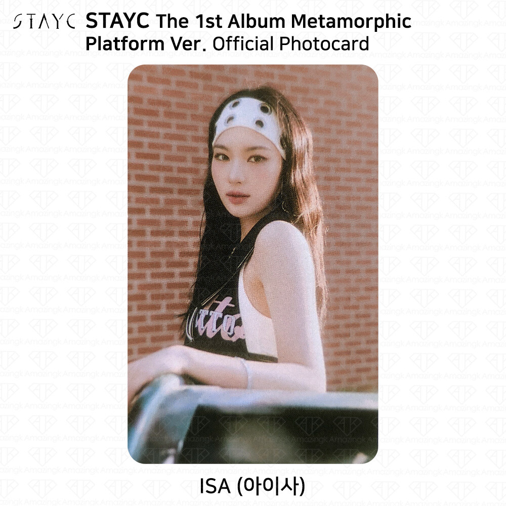 StayC The 1st Album Metamorphic Platform Ver Official Selfie Photocard QR Card