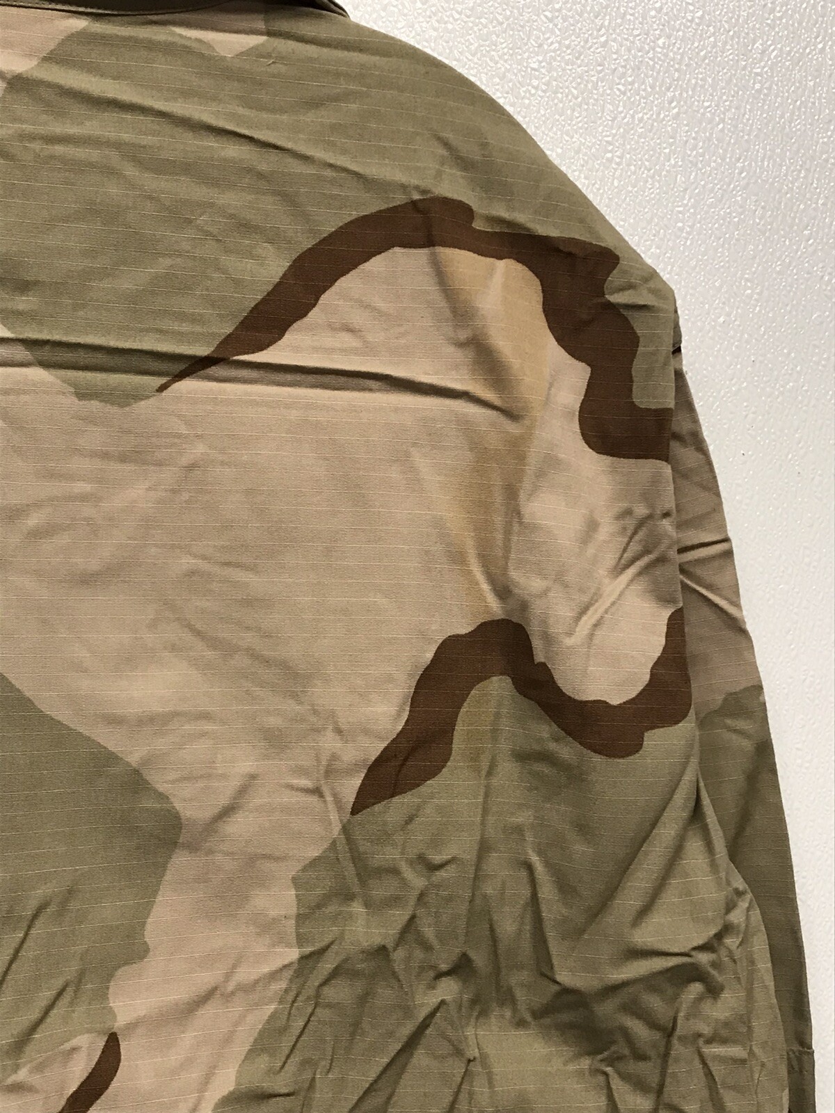 3 Color Desert BDU Combat Coat USGI 50/50 NYCO Ripstop X Large Long