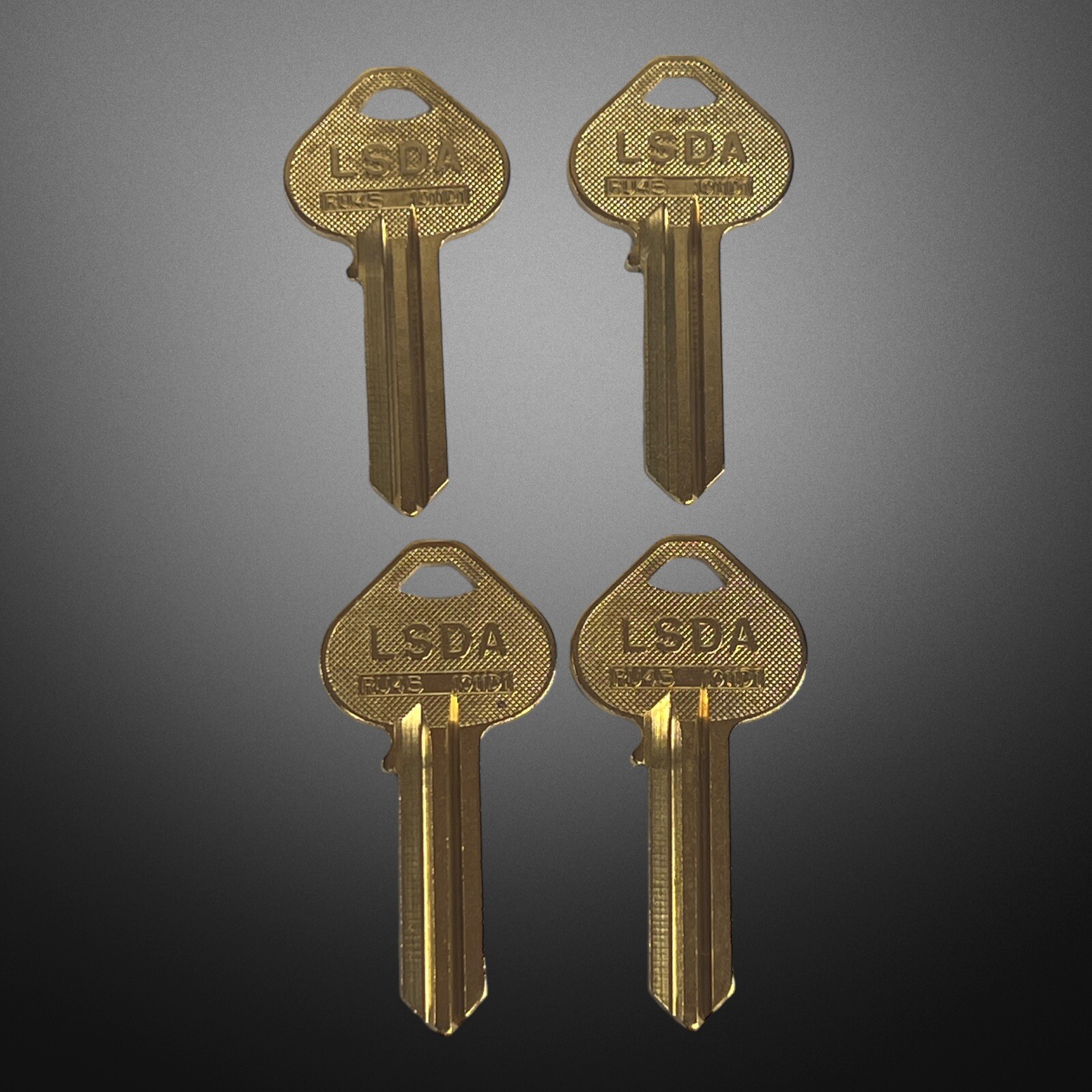 Lot Of 4 LSDA - RU45 - 1011D1 - Key Blanks Blank Key