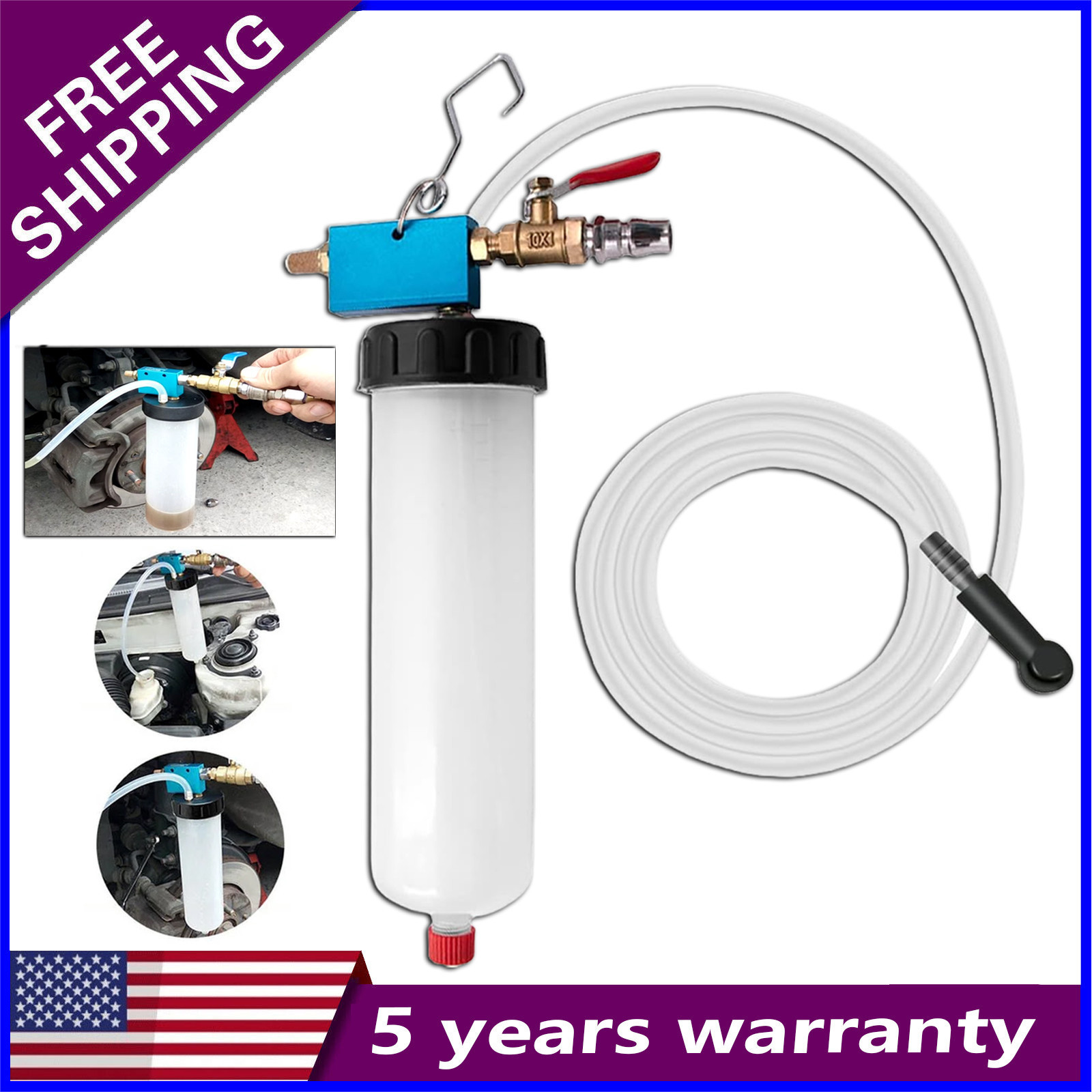 Vacuum Brake Bleeder Car Vehicle Tank Fluid Oil Change Pump Equipment Tool Kit