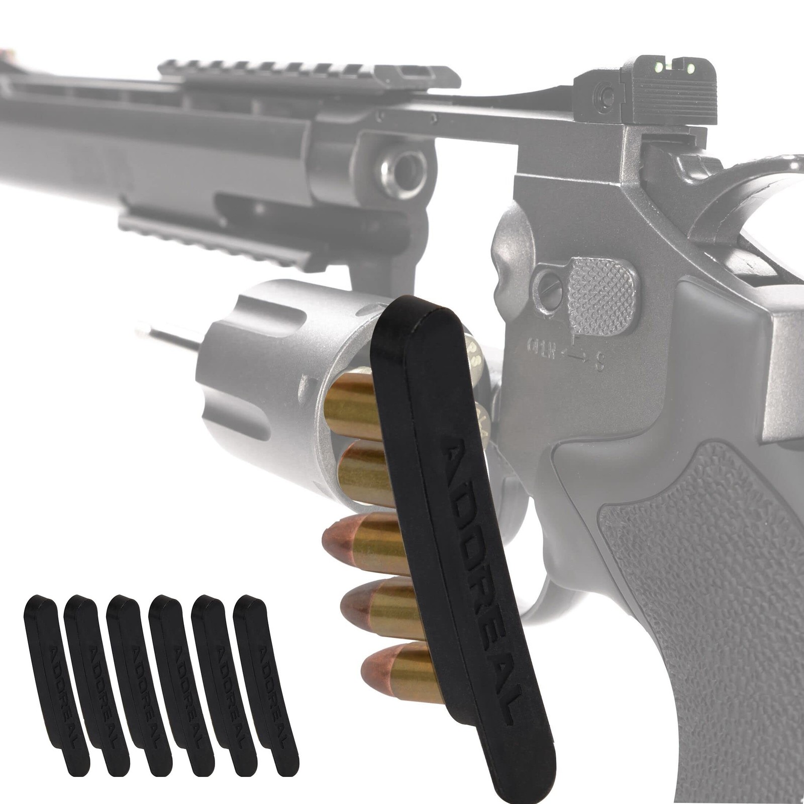 Adoreal Speed Strip 6 Round, 6 Pack Speed Loaders for 38/. 357