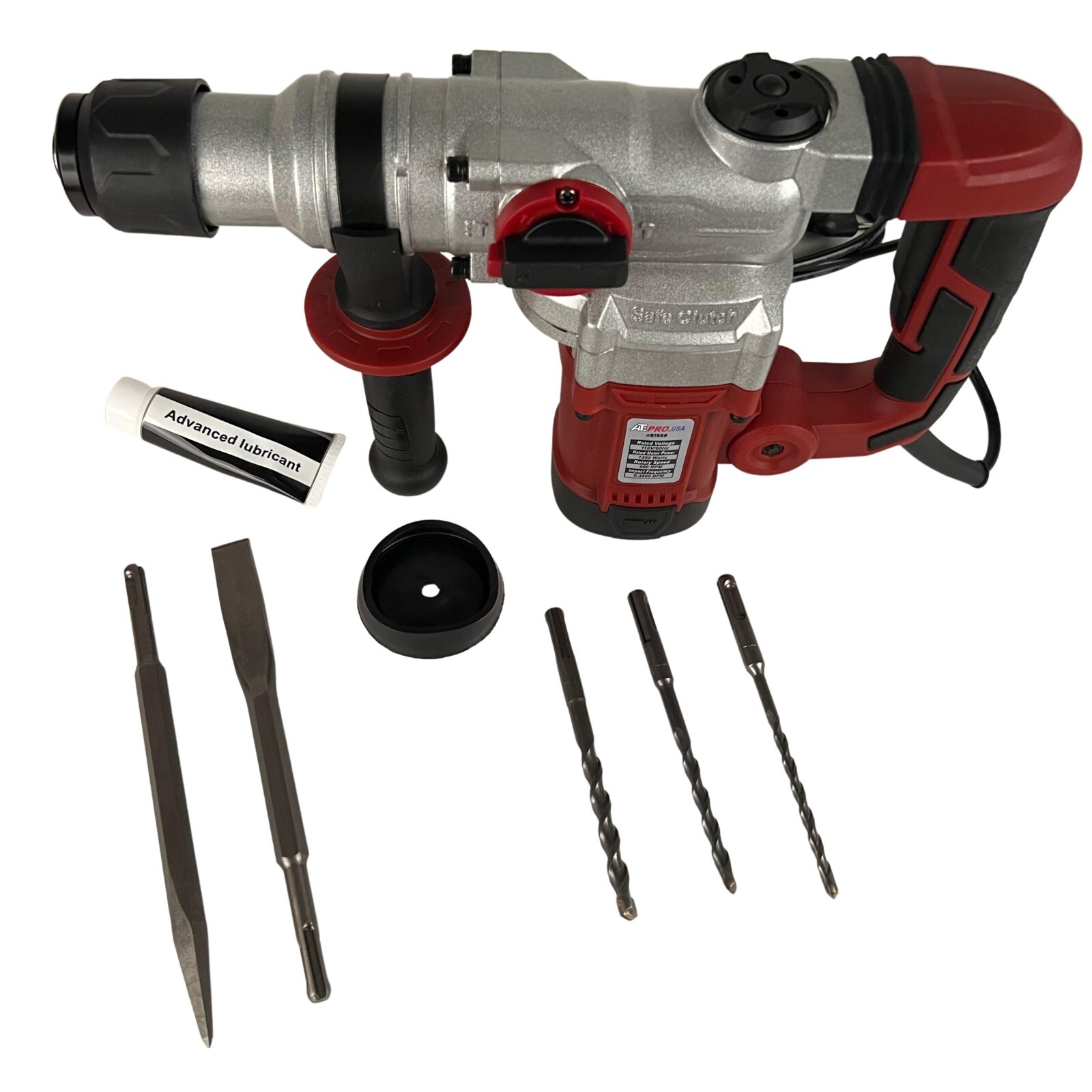 1-1/2" Hammer Drill Set W/ Vibration Control
