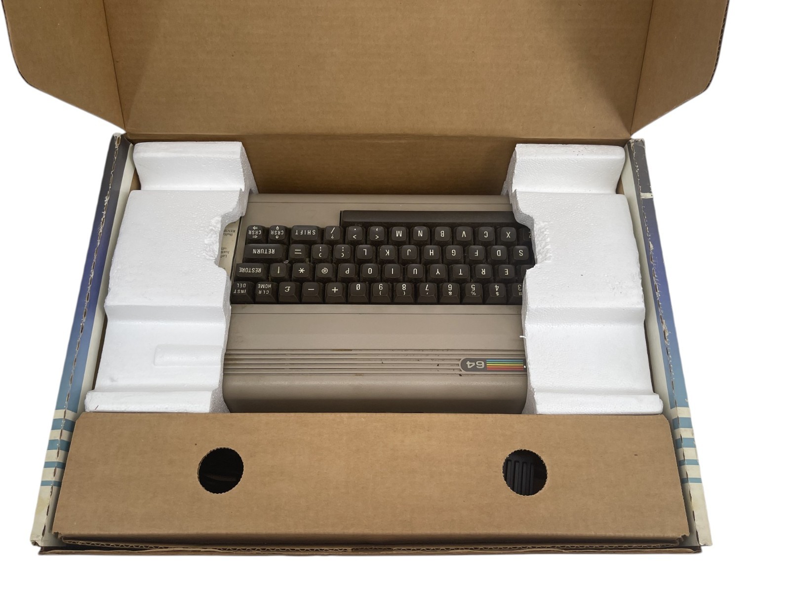 Vintage Commodore 64 Computer in Box with Power Supply - 64K Memory