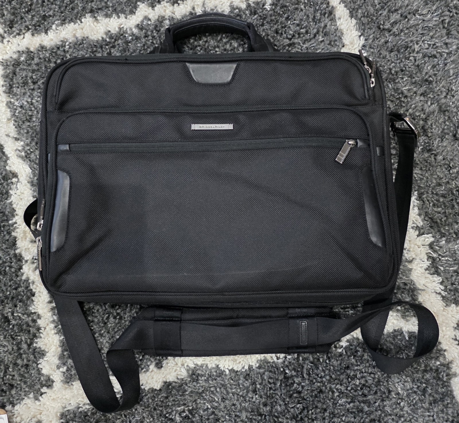 Briggs & Riley Medium Expandable Briefcase Work Laptop Messenger Bag KB207X-4