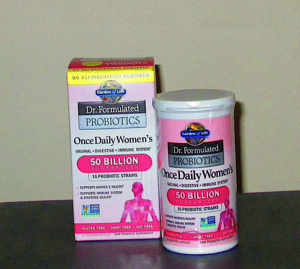 Garden of Life-Dr Formulated Women's Once Daily Probiotics-30 vegetarian capsule