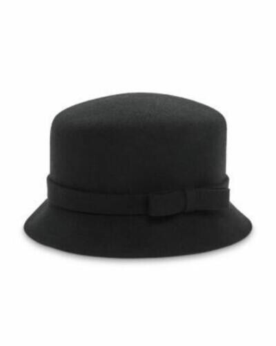 MSRP $68 Aqua Ladies Woven Hat Black Size OSFA