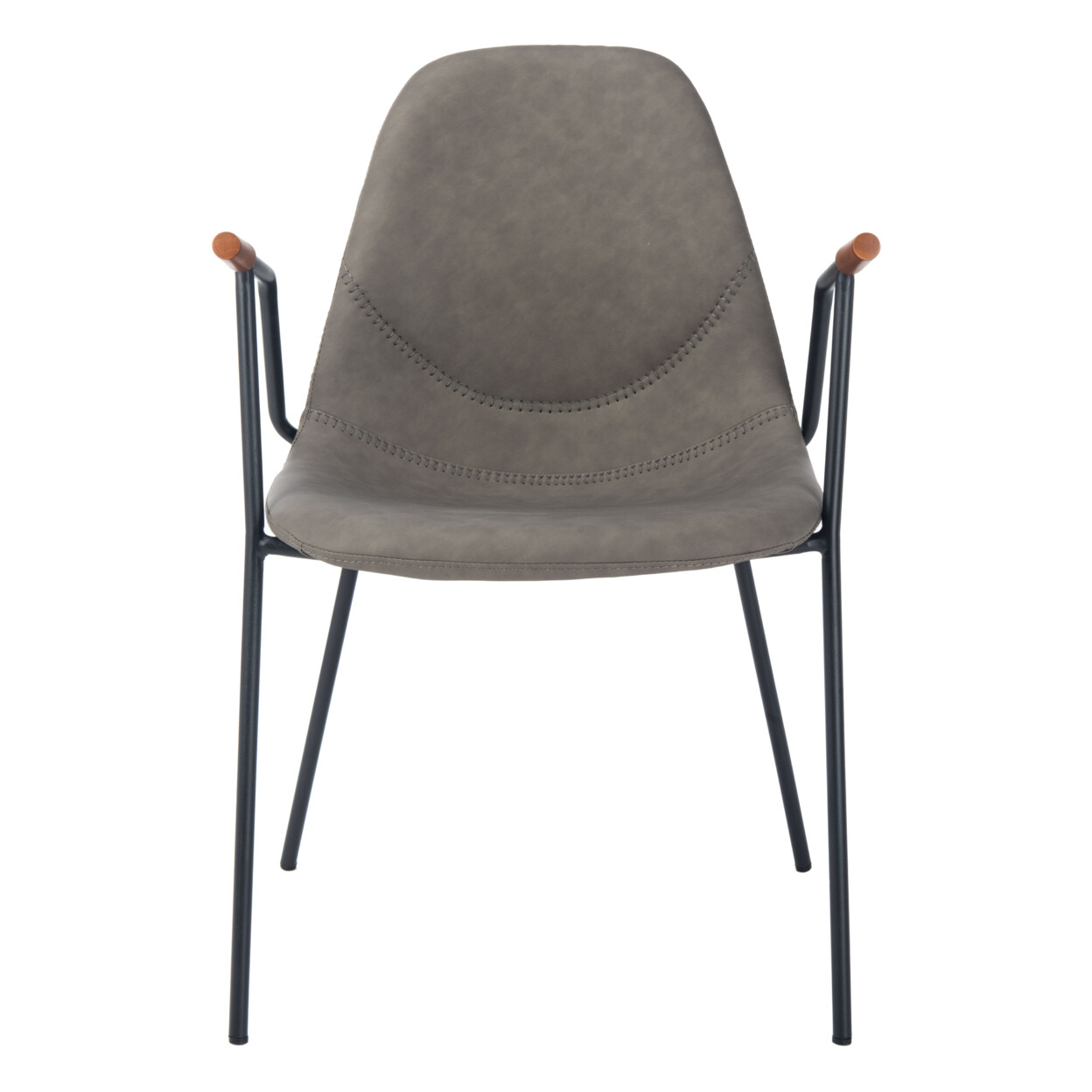 SAFAVIEH Tanner Mid-Century Dining Chair Set of 2 | Ash / Black |