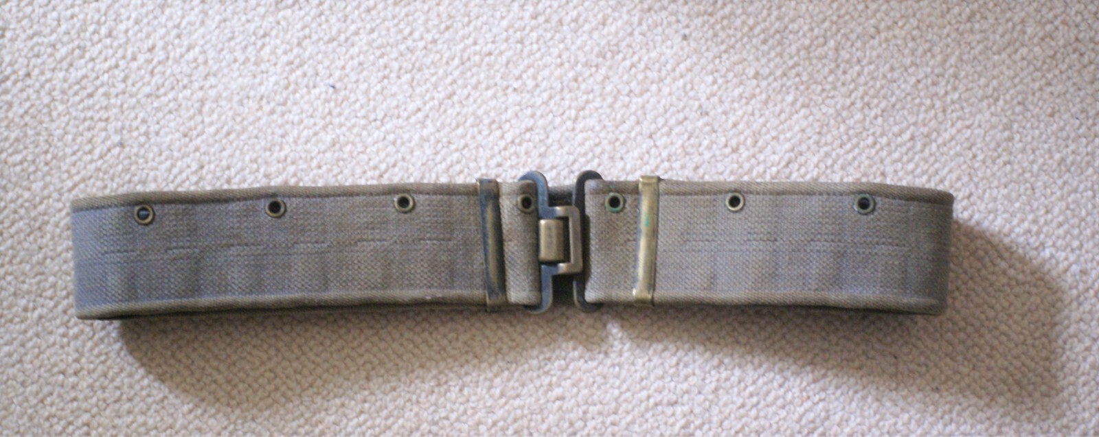 British 1937 pattern webbing belt in Royal Air Force blue-grey colours