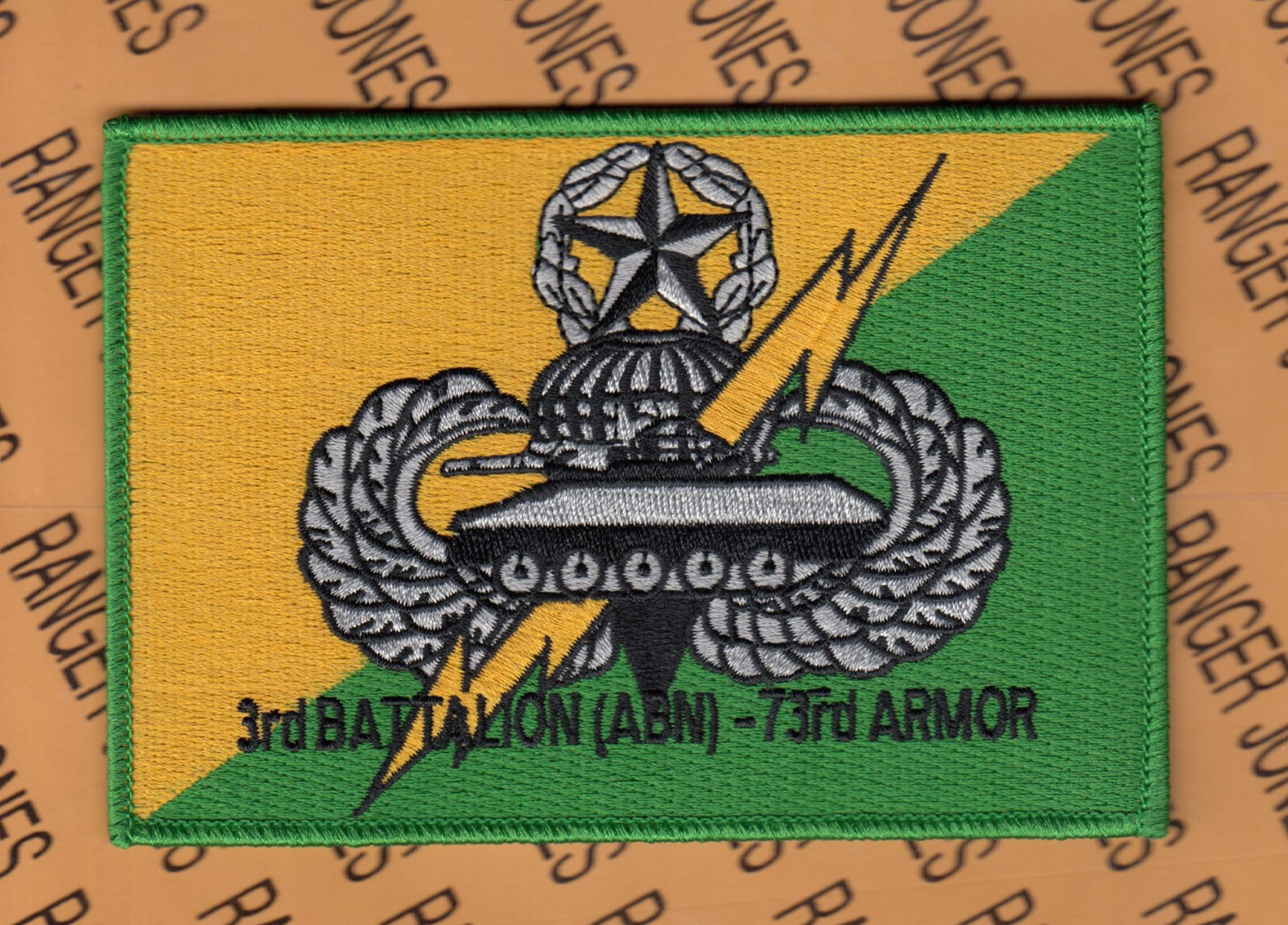 US Army 3rd Bn 73rd Armored Tank Armor Regt 82nd Airborne ~5" patch m/e