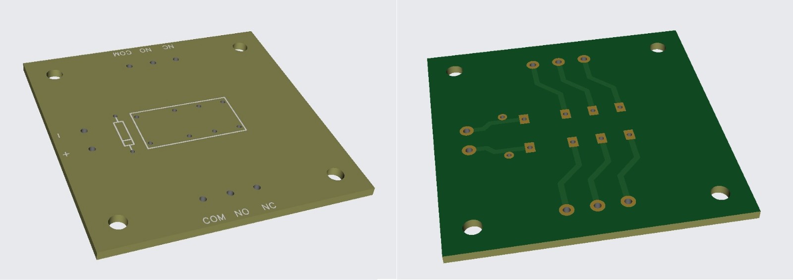 Relay PCB - 12v DC DPDT (Pre-Order ONLY)