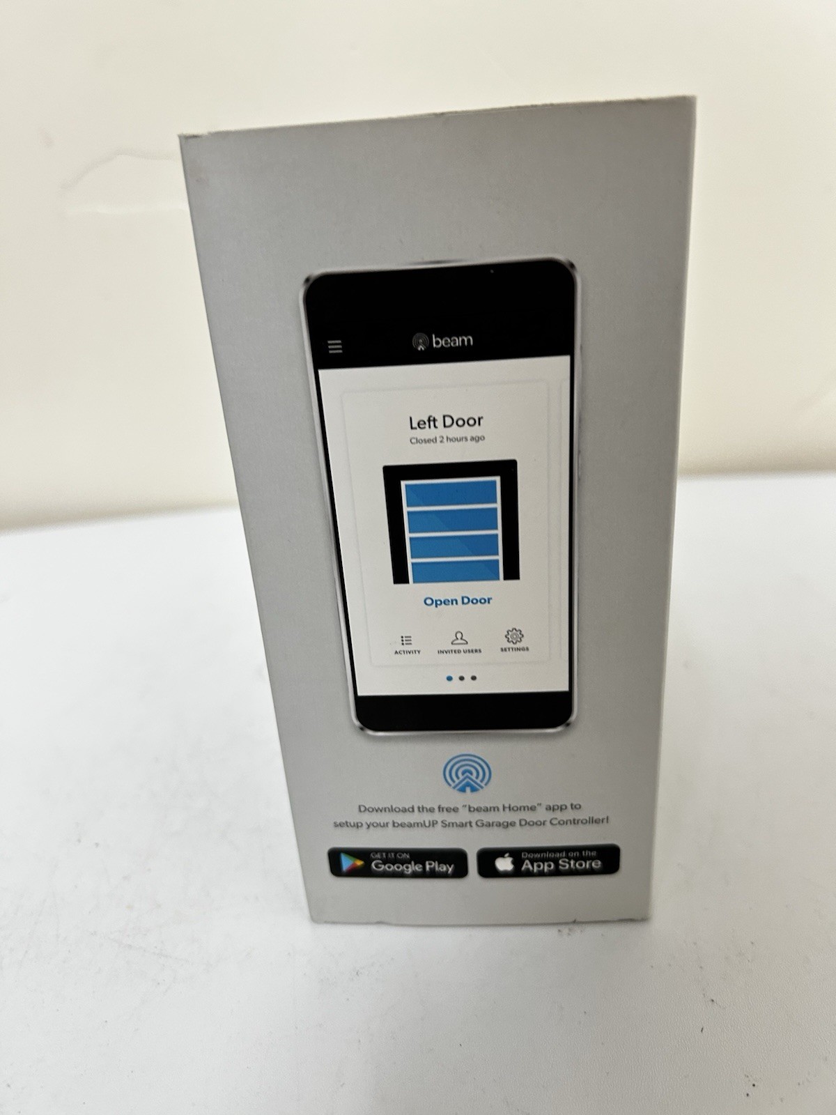 New BEAMUP Smart Garage Door Controller & Wireless Door Sentry, Model V2B