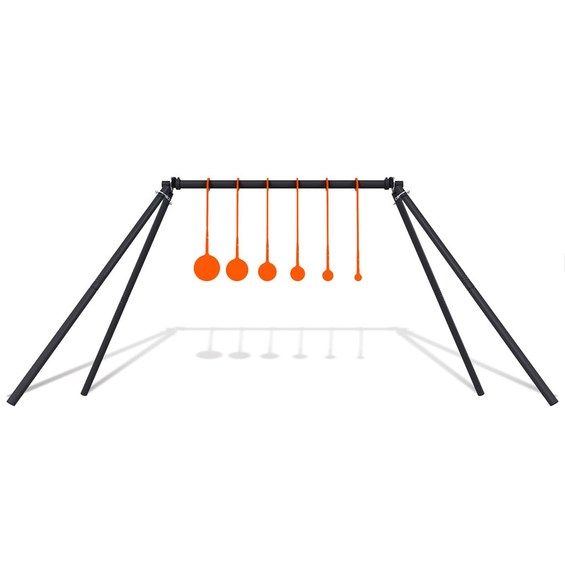 Aimax Outdoor Ar500 Steel Target Stand System Kit 1/4 Thick 6 Spinning Targets
