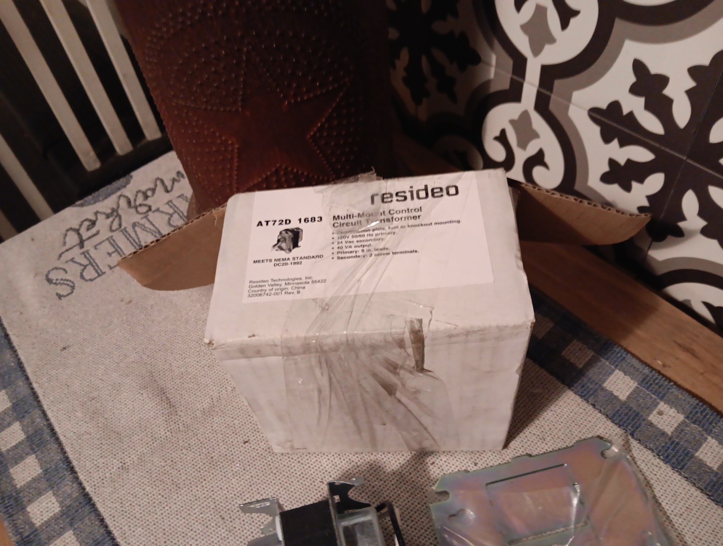 RESIDEO AT72D 1683 MULTI MOUNT CIRCUIT CONTROL TRANSFROMER NEW
