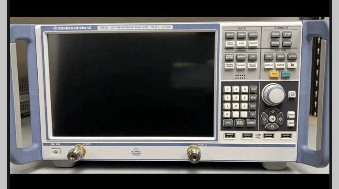 Rohde & Schwarz ZNB20 100 kHz - 20 GHz Vector Network Analyzer, K2, B10, B22, B4