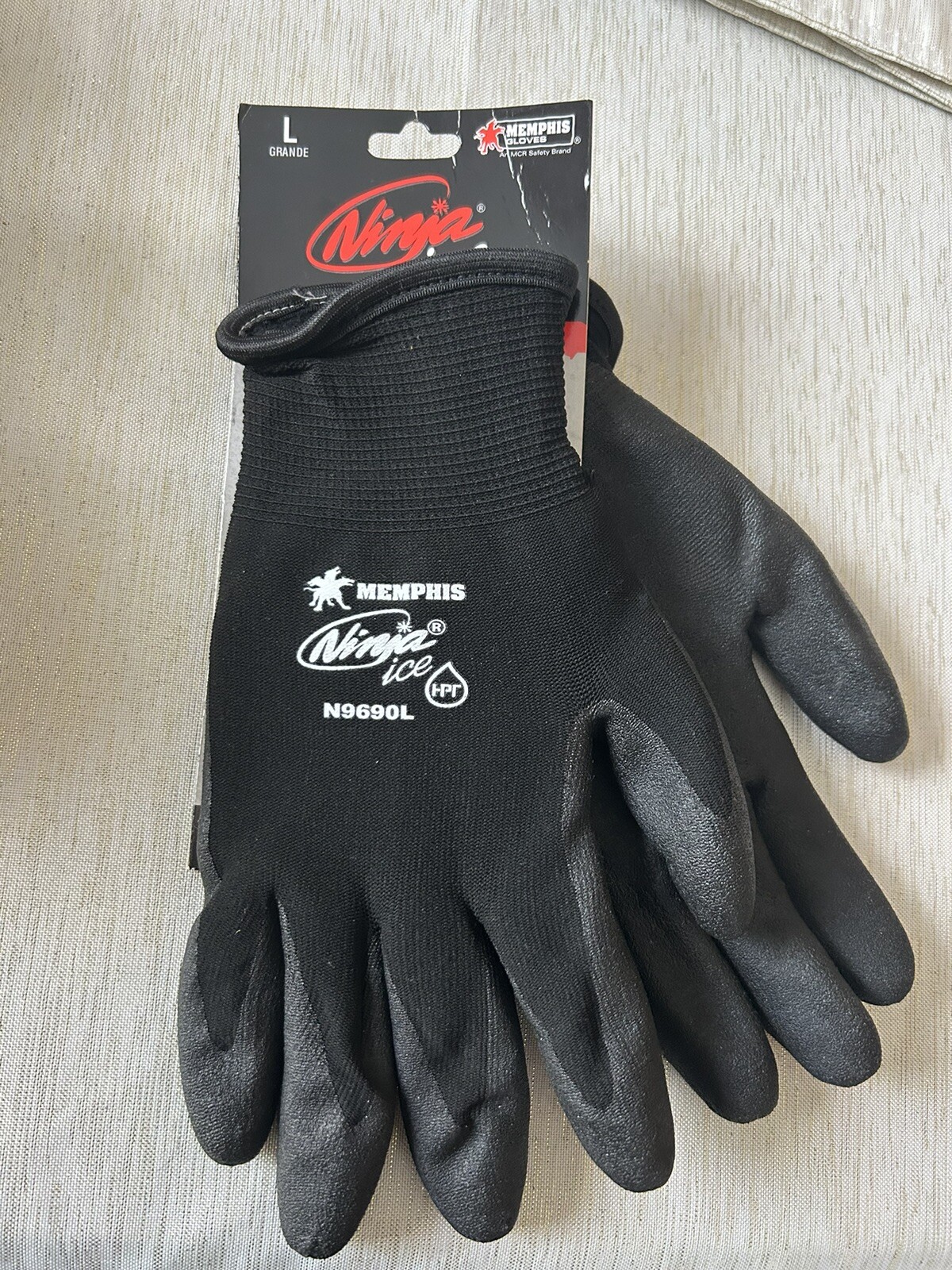 Memphis N9690L Ninja Ice Gloves Insulated Dual Shell HPT Coating Cold Sz.L -NWT
