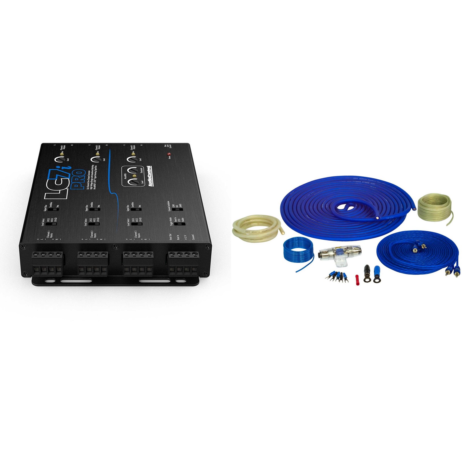 AudioControl LC7iPRO 6 Channel Line Out Converter With Accubass with 4GA OFC ...