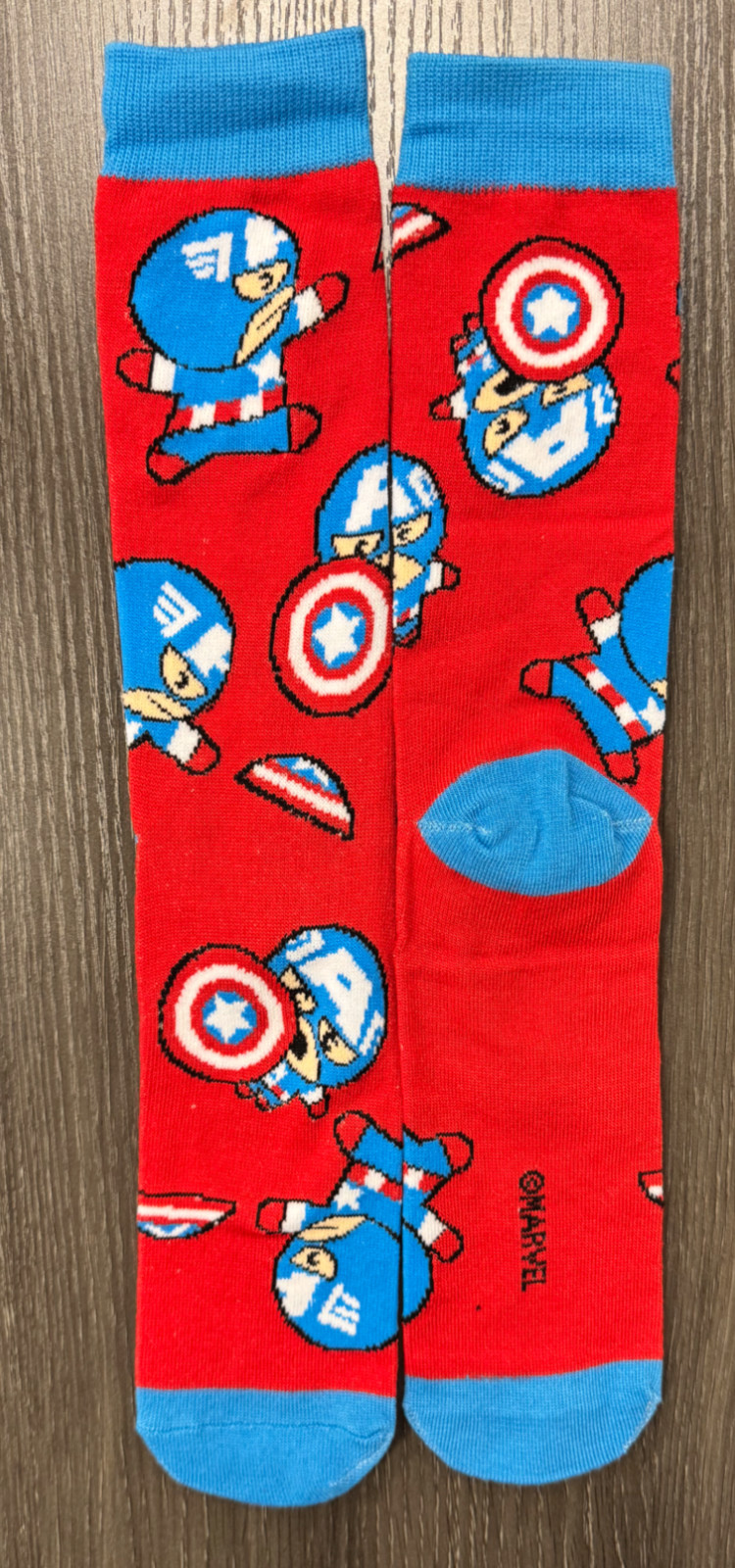 Brand New - One Size Fits Most - Marvel - Chibi - 6 Pair Crew Socks