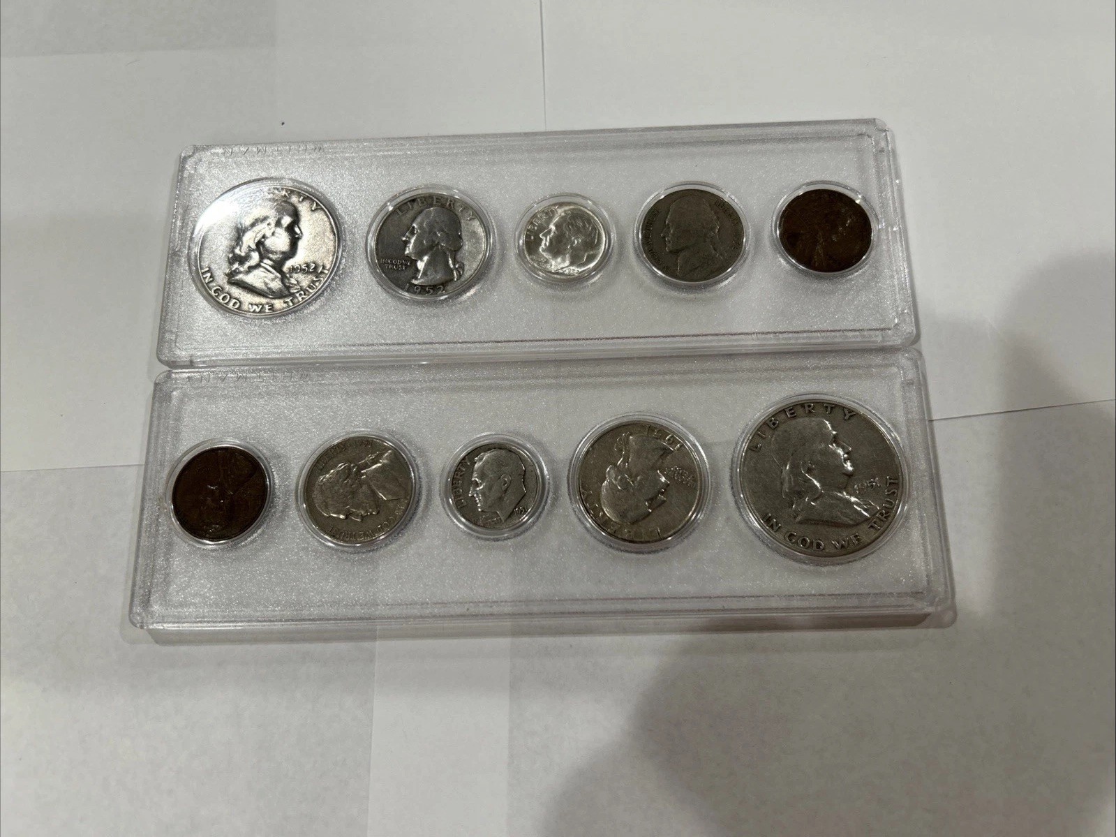 1951 & 1952  SETS-90 % SILVER.