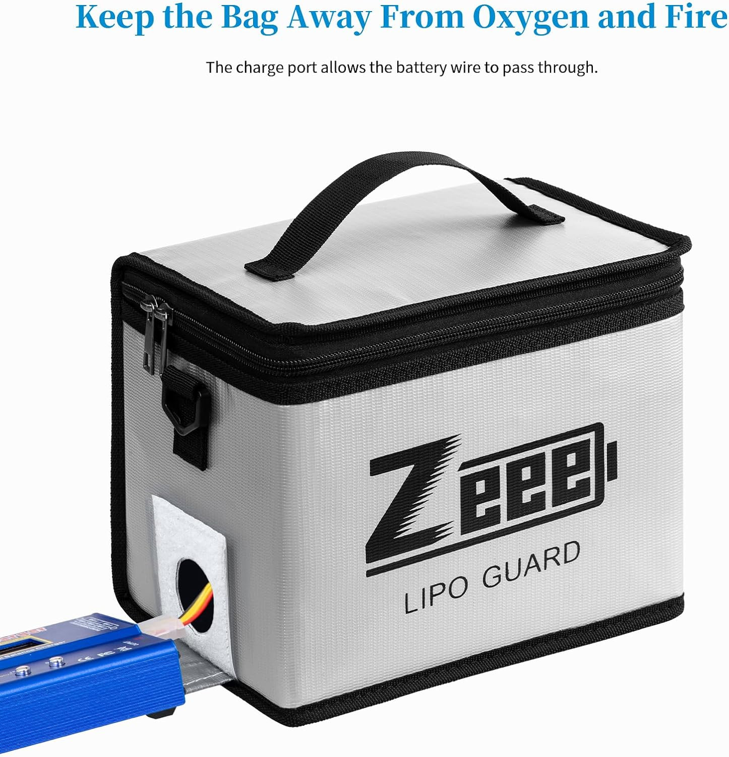 Fireproof Explosionproof Large Capacity Battery Storage Guard Pouch for Lipo Cha
