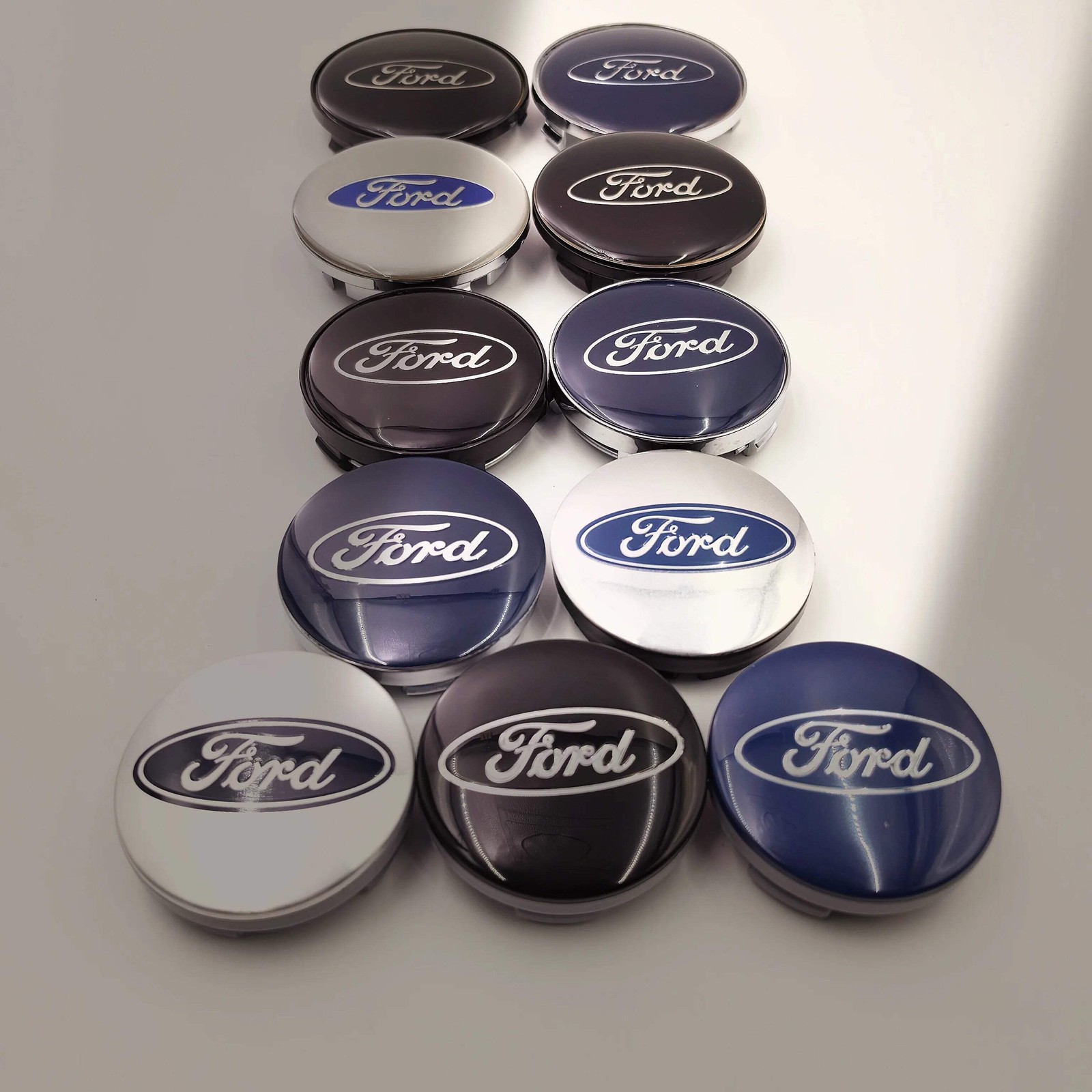 4pcs Car Wheel Center Caps Hubcap Cover 54/56/60/65/68mm For Ford Fiesta Mondeo