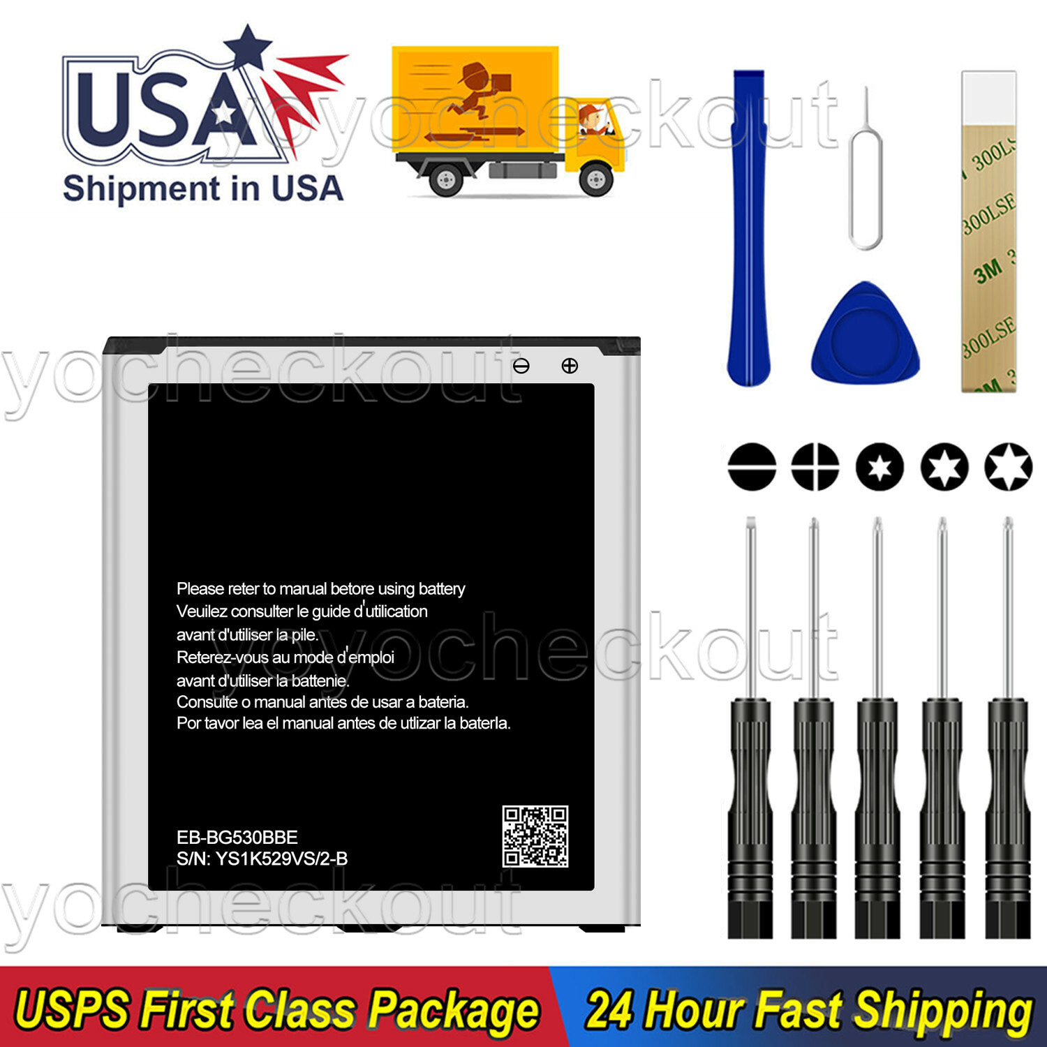 For Samsung Galaxy On5 SM-S550TL Replacement Battery EB-BG530BBE