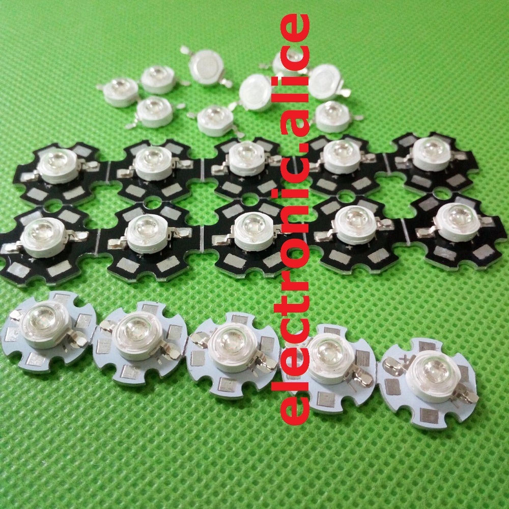 1W-3W High Power 7Type UV ultraviolet 365nm-405nm LED Lamp Light 5-50 pcs