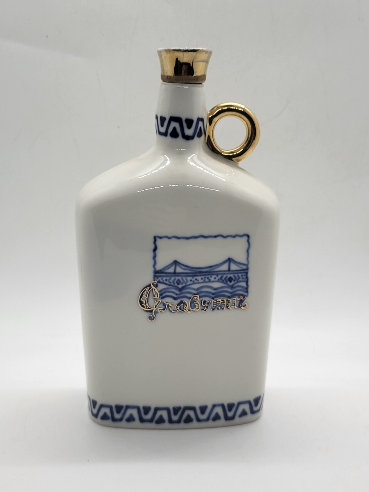 Vintage Decanter Shtof Porcelain USSR "Korosten" From The "Slavutich"