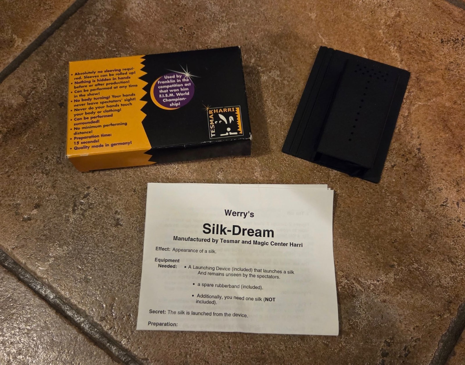 Silk Dream by Werry Vintage Magic Mentalism Tricks