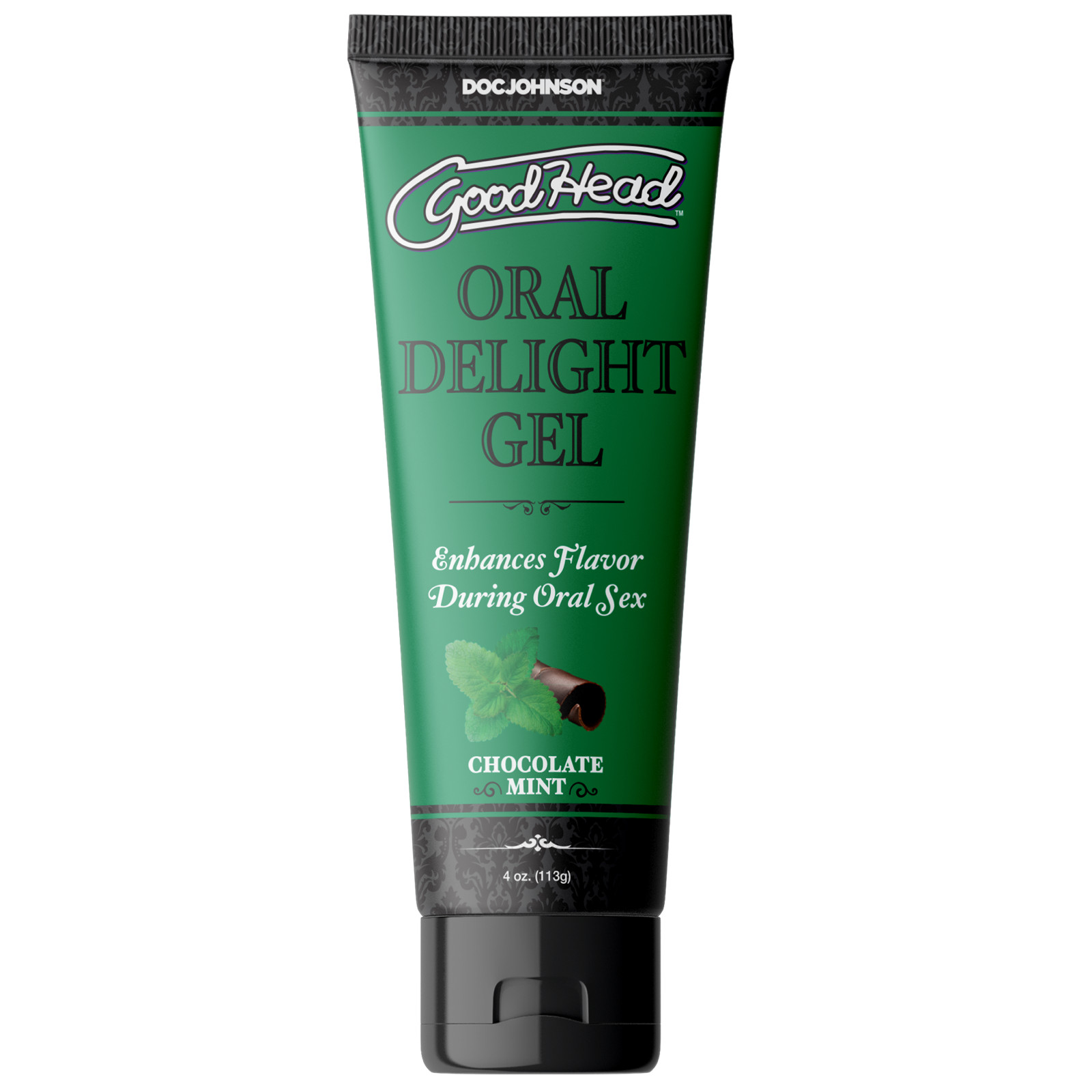 GOODHEAD - DEEP THROAT GEL- CHOCOLATE MINT. ORAL DELIGHT 4 OZ. BEST ORAL SEX