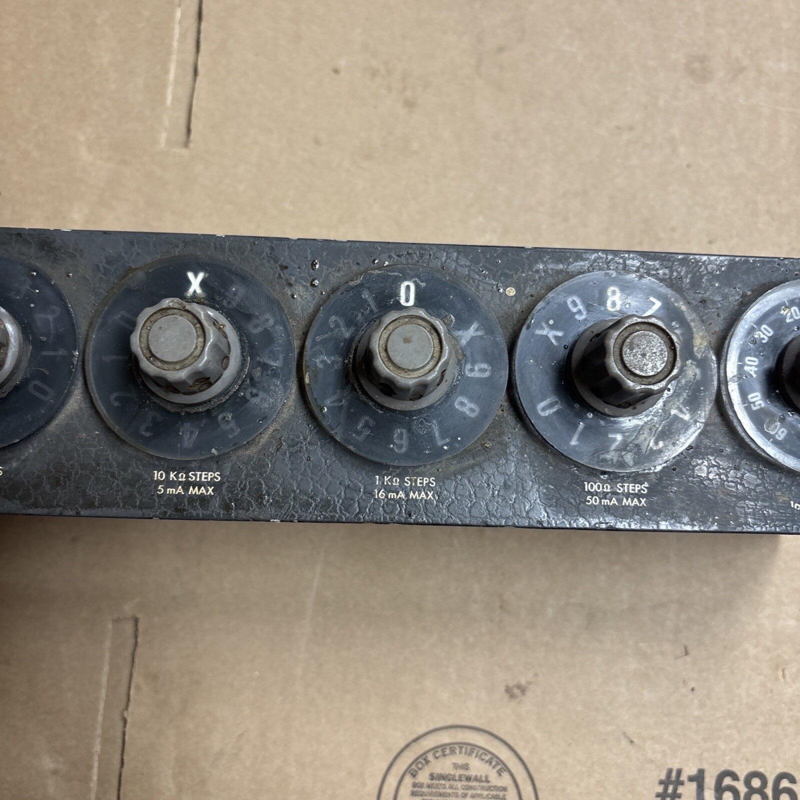 GENERAL RADIO Co DECADE RESISTOR TYPE 1434-QC