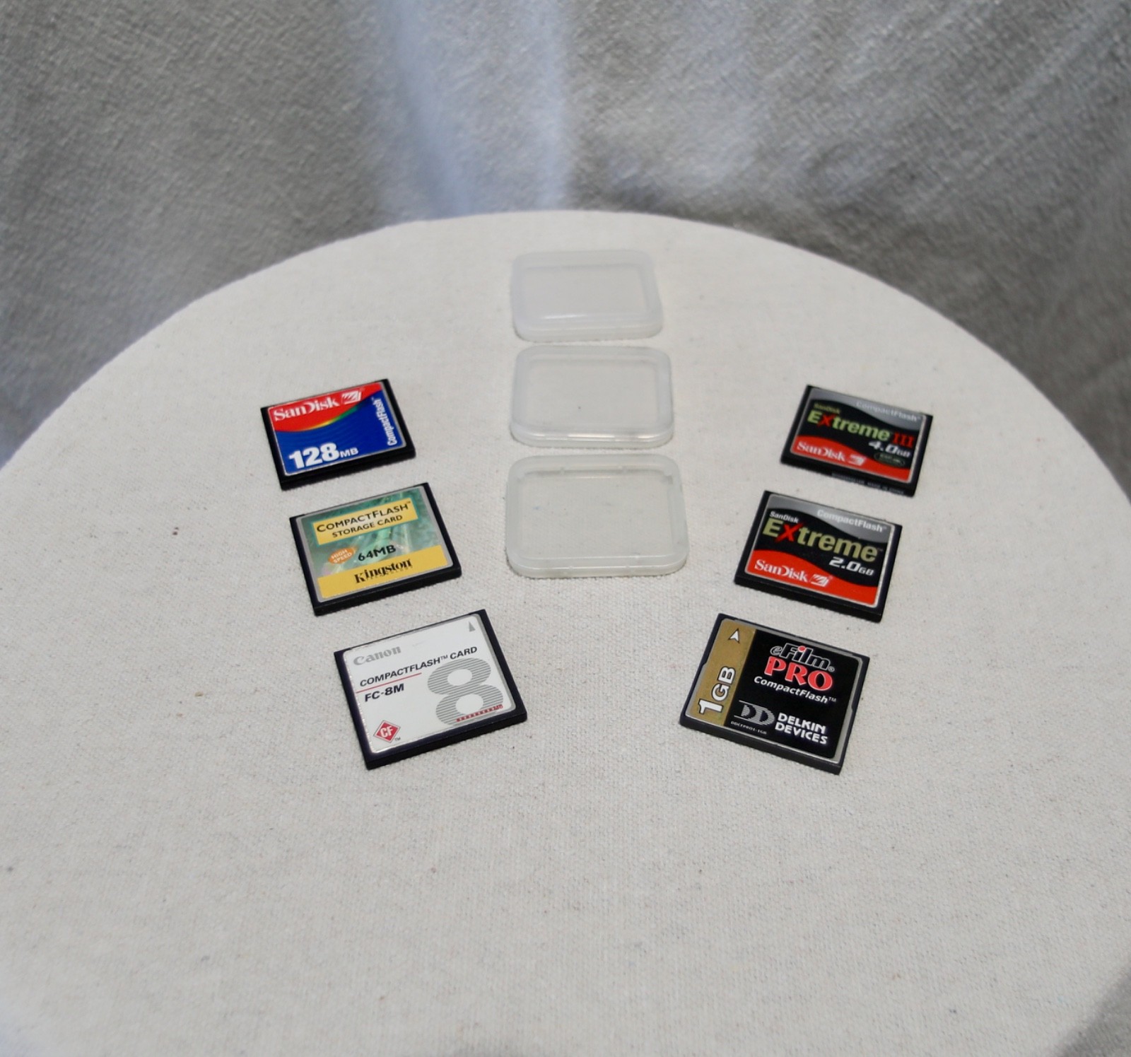 CompactFlash Memoery Cards LOT of 6