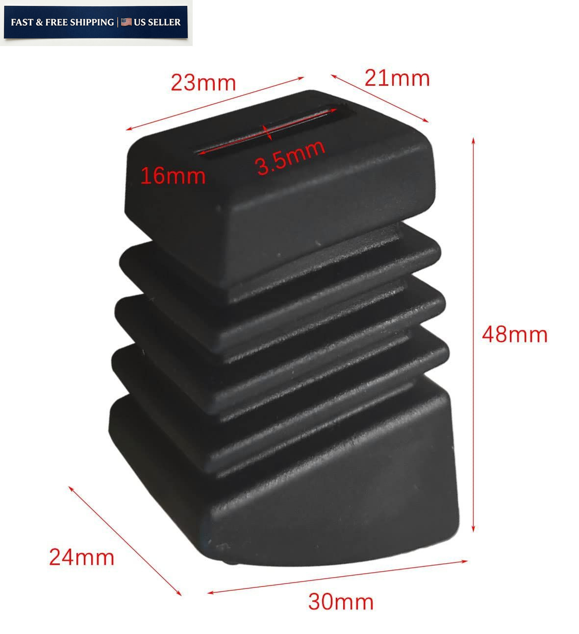 TUOREN 3/Pack Drum kit Rubber Feet Rack Stand Leg Small - C