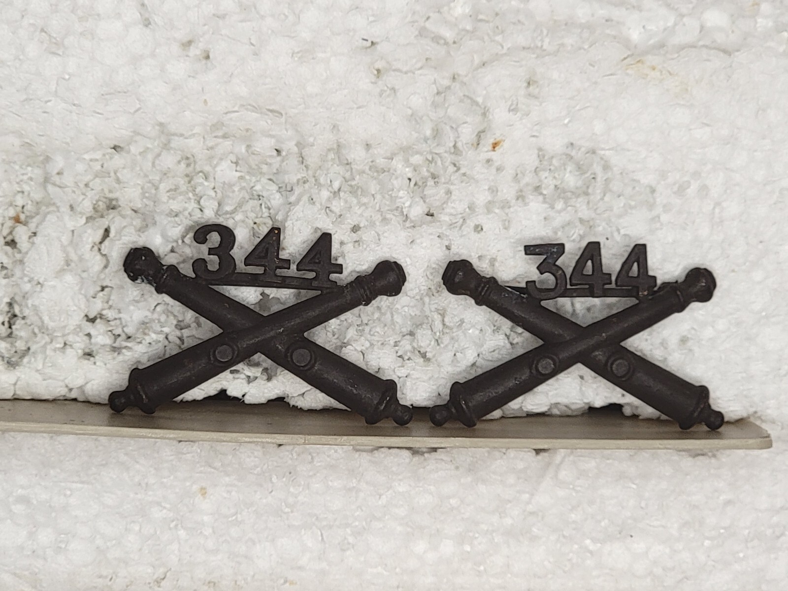 Reproduction WW1 Span Am US Army 344 Artillery Brass 2279