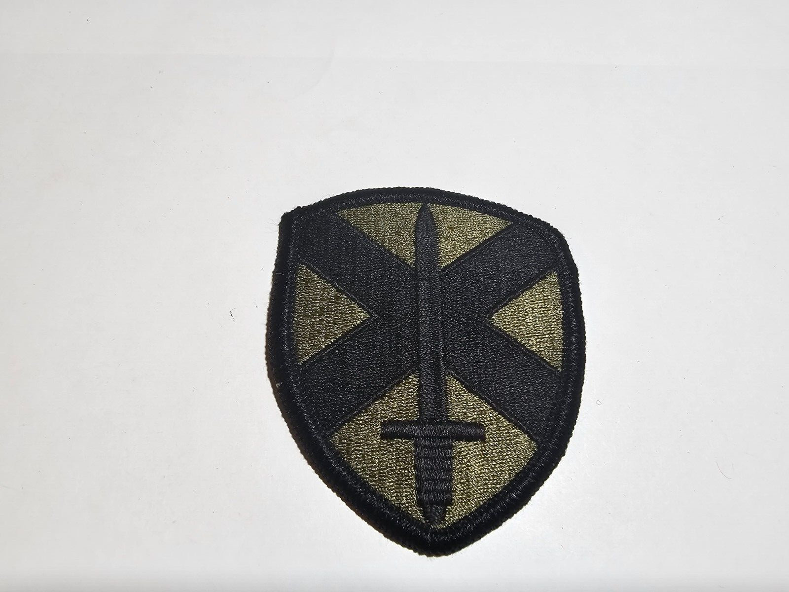 U.S. ARMY 10th PERSONNEL COMMAND PATCH SHOULDER INSIGNIA SUBDUED OD PERSCOM US