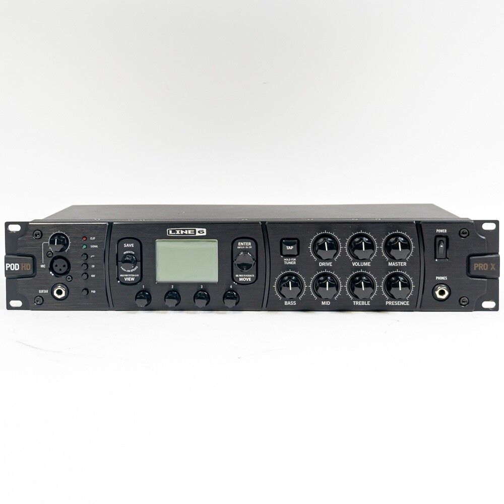 Line 6 POD HD Pro X Rackmount Guitar Processor – Studio-Grade Effects Modeling