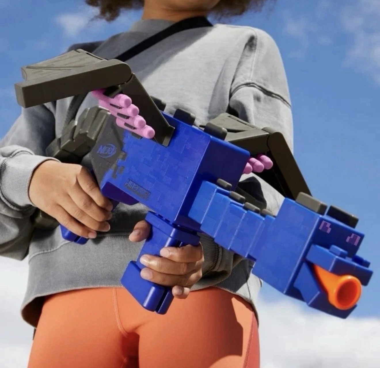 NERF Minecraft Ender Dragon Large Dart Blaster Gun 12 Darts Included BRAND NEW